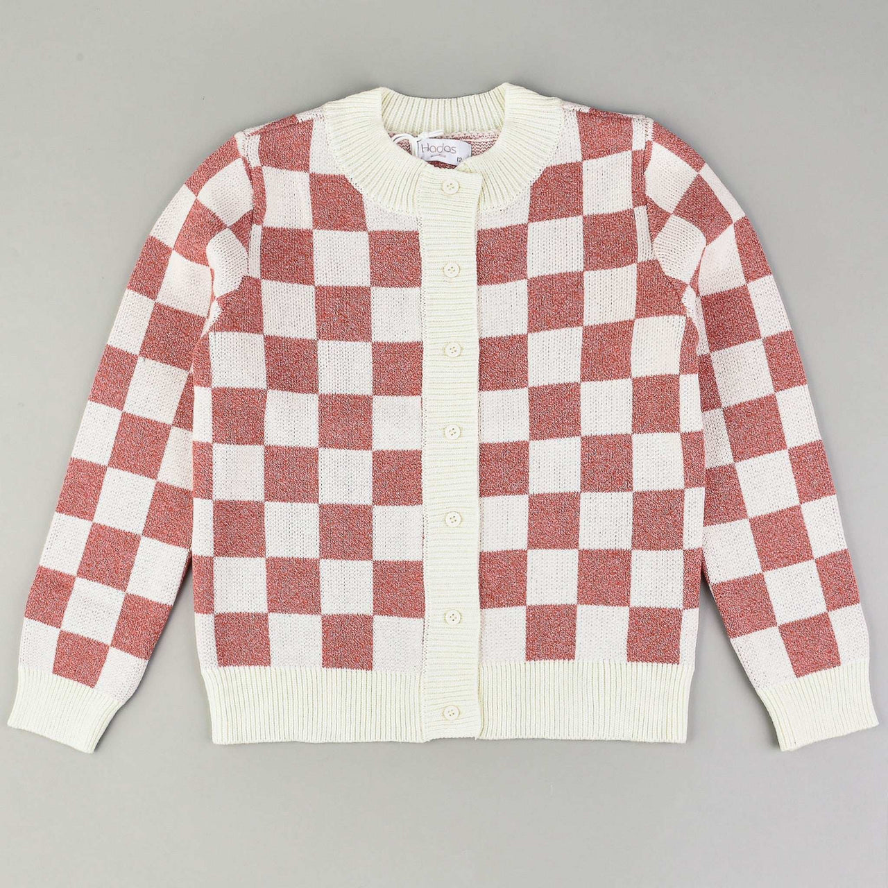 Hadas Box Check Cardigan - Kidichic