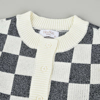 Hadas Box Check Cardigan - Kidichic