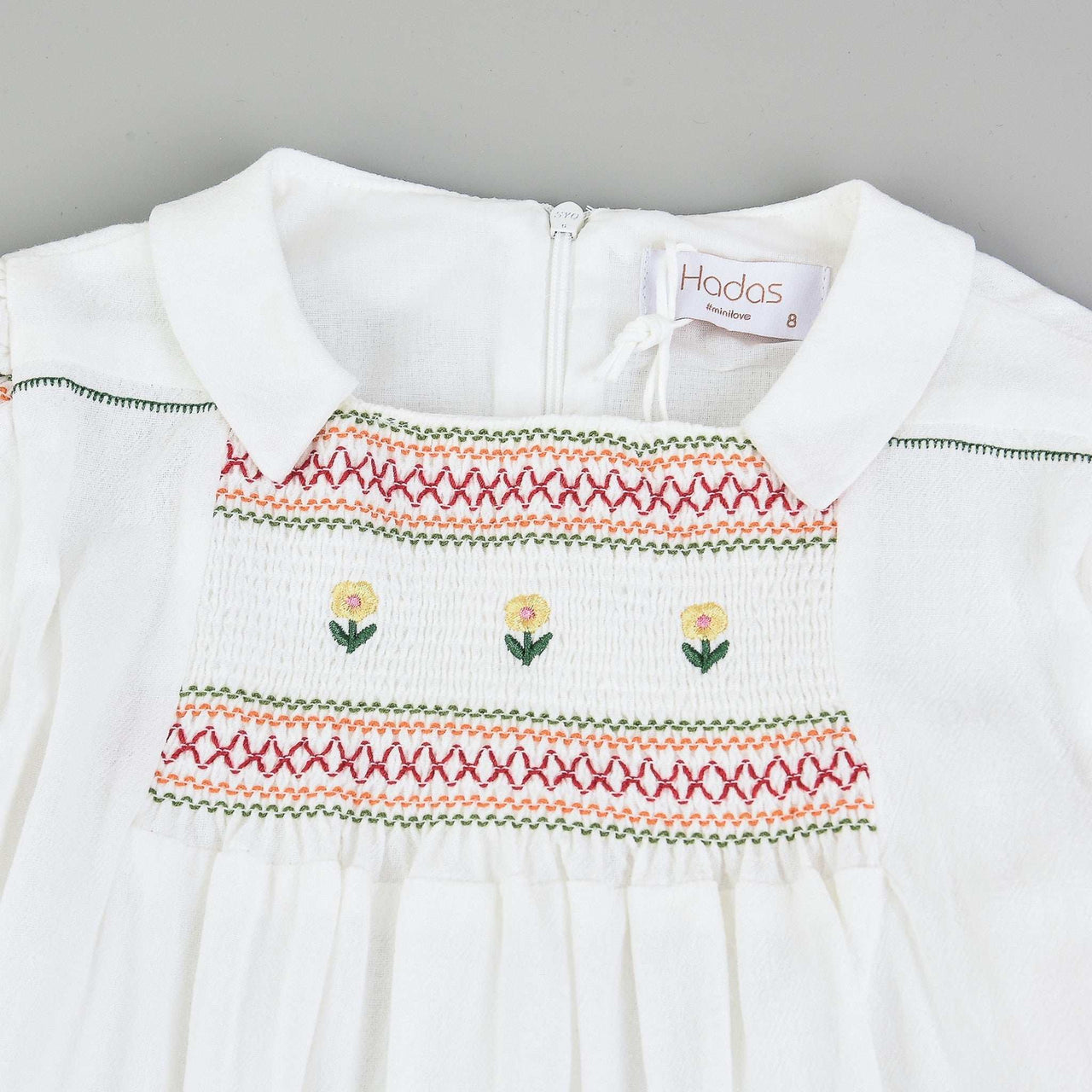 Hadas Daisy Embroidery Dress - Kidichic