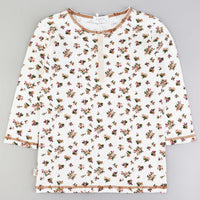 Hadas Floral Rib Top - Kidichic