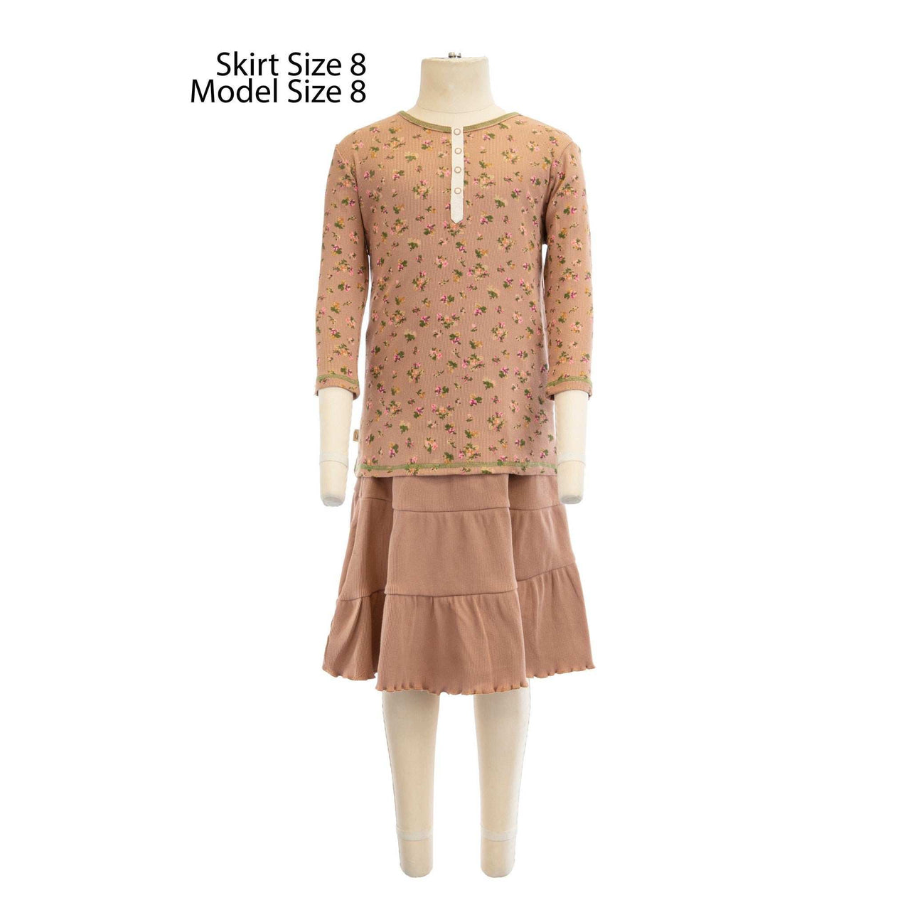 Hadas Floral Rib Top - Kidichic