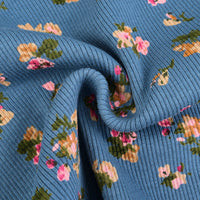 Hadas Floral Rib Top - Kidichic