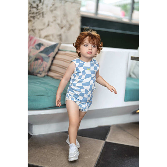 Hadas Geometric Baby Top - Kidichic