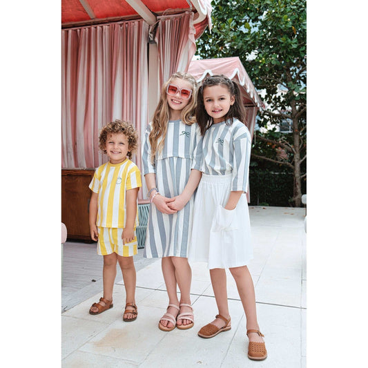 Hadas Girls Striped Dress - Kidichic