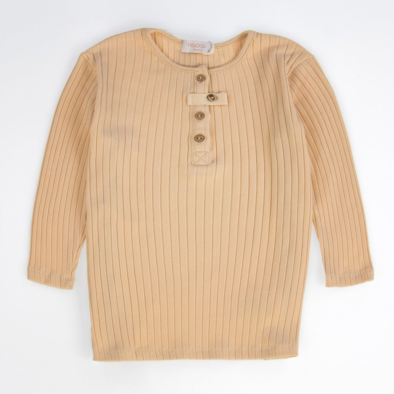 Hadas Girls Wide Rib 3/4 Henley - Kidichic