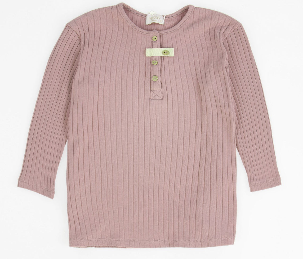 Hadas Girls Wide Rib 3/4 Henley - Kidichic