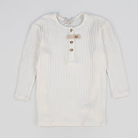 Thumbnail for Hadas Girls Wide Rib 3/4 Henley - Kidichic