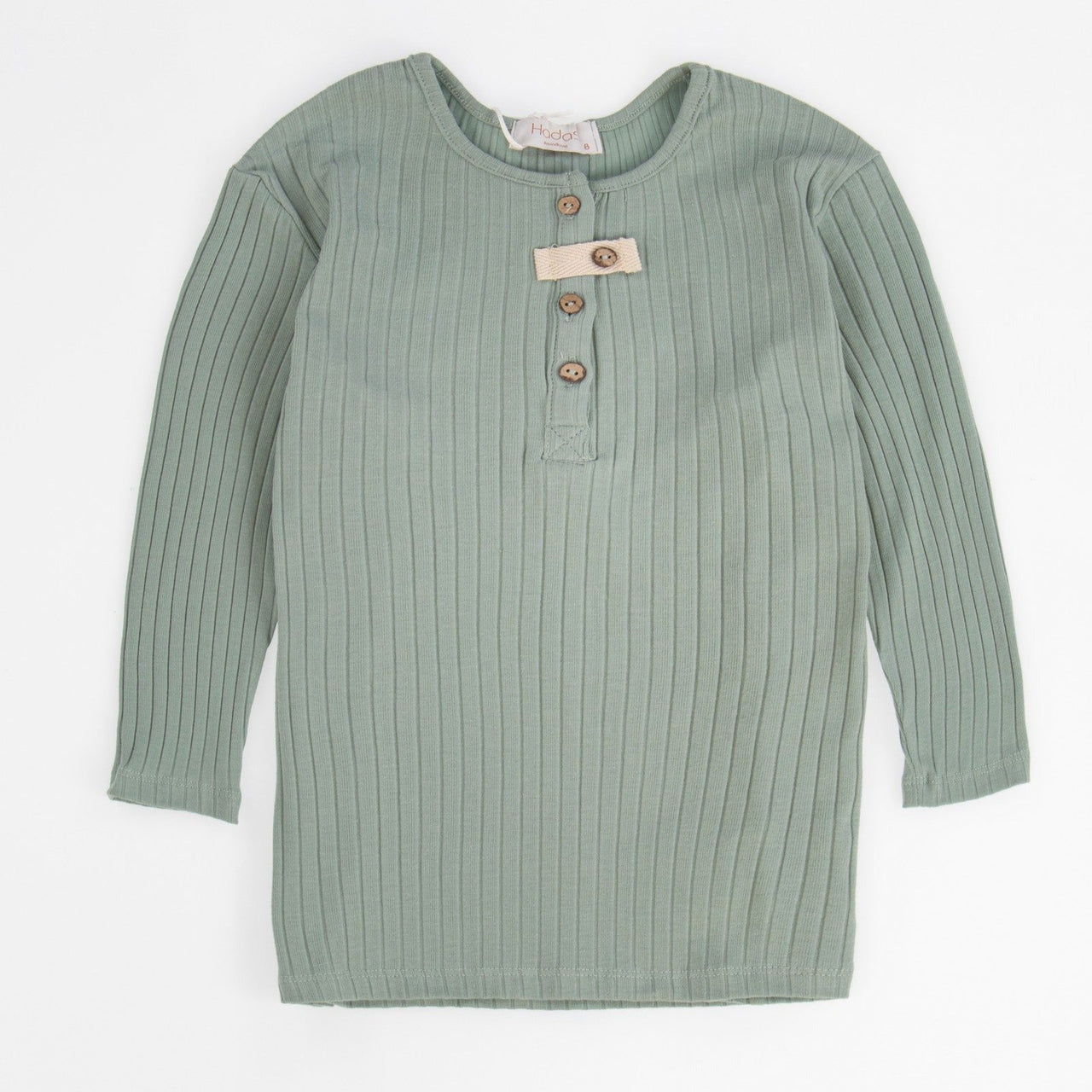 Hadas Girls Wide Rib 3/4 Henley - Kidichic