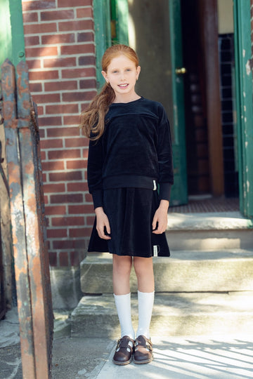 Girls Hadas Pocket Velour Skirt – Kidichic Girls Hadas Pocket Velour Skirt – Kidichic