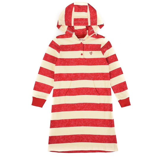 Hadas Stripes Hoodie Dress - Kidichic