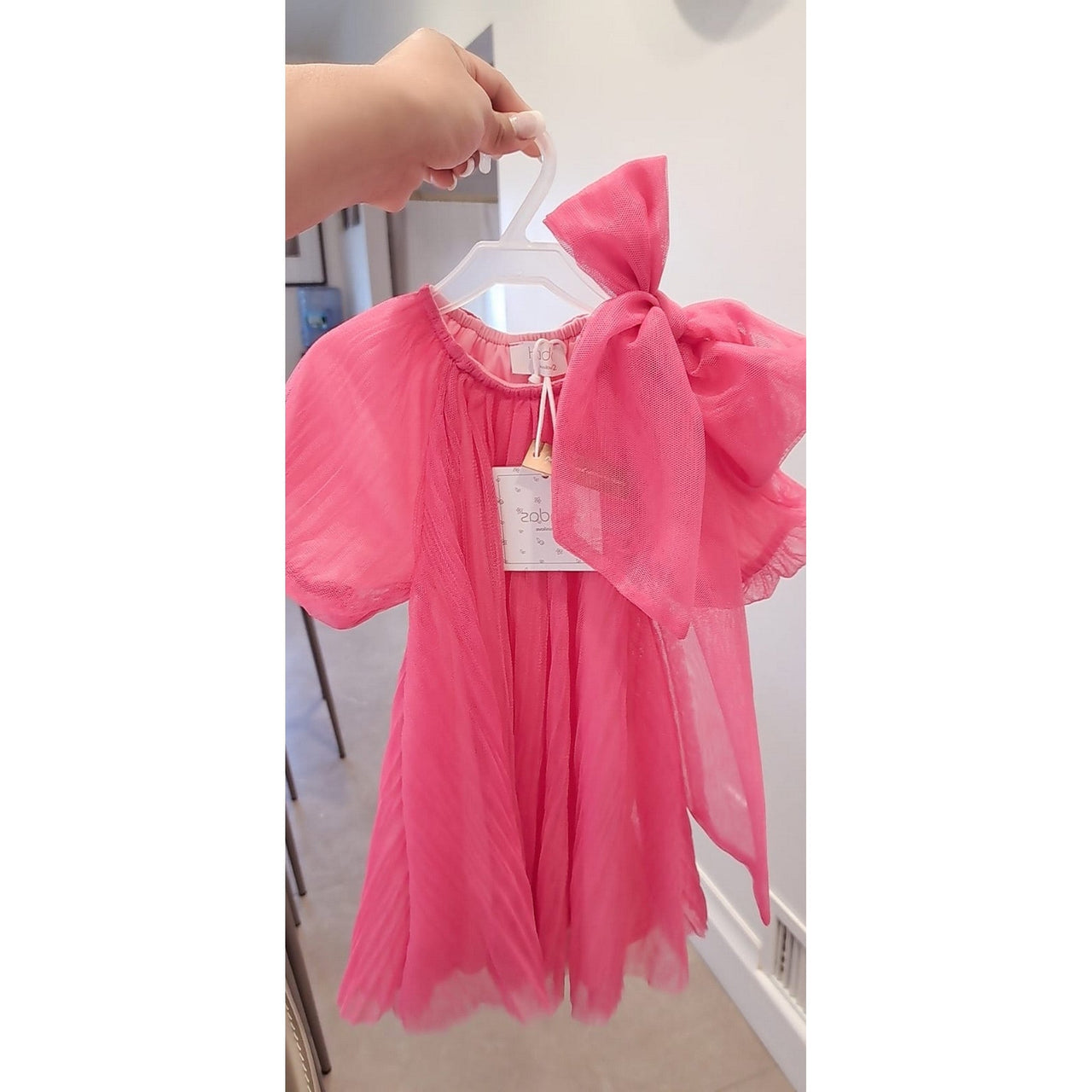 Hadas Tulle Bow Dress - Kidichic