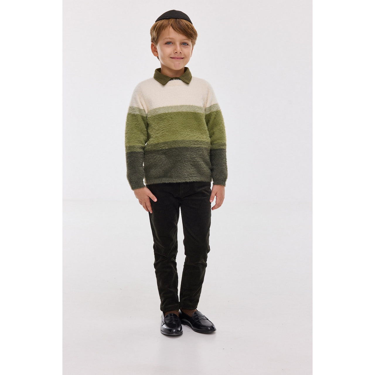 Hadas Angora Colorblock Sweater