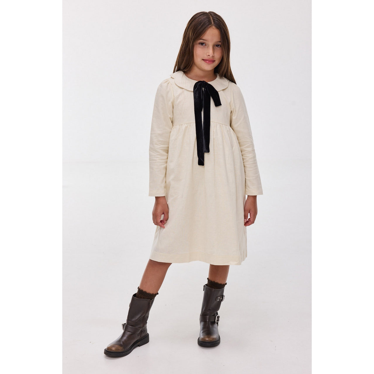 Hadas Linen Winter Dress