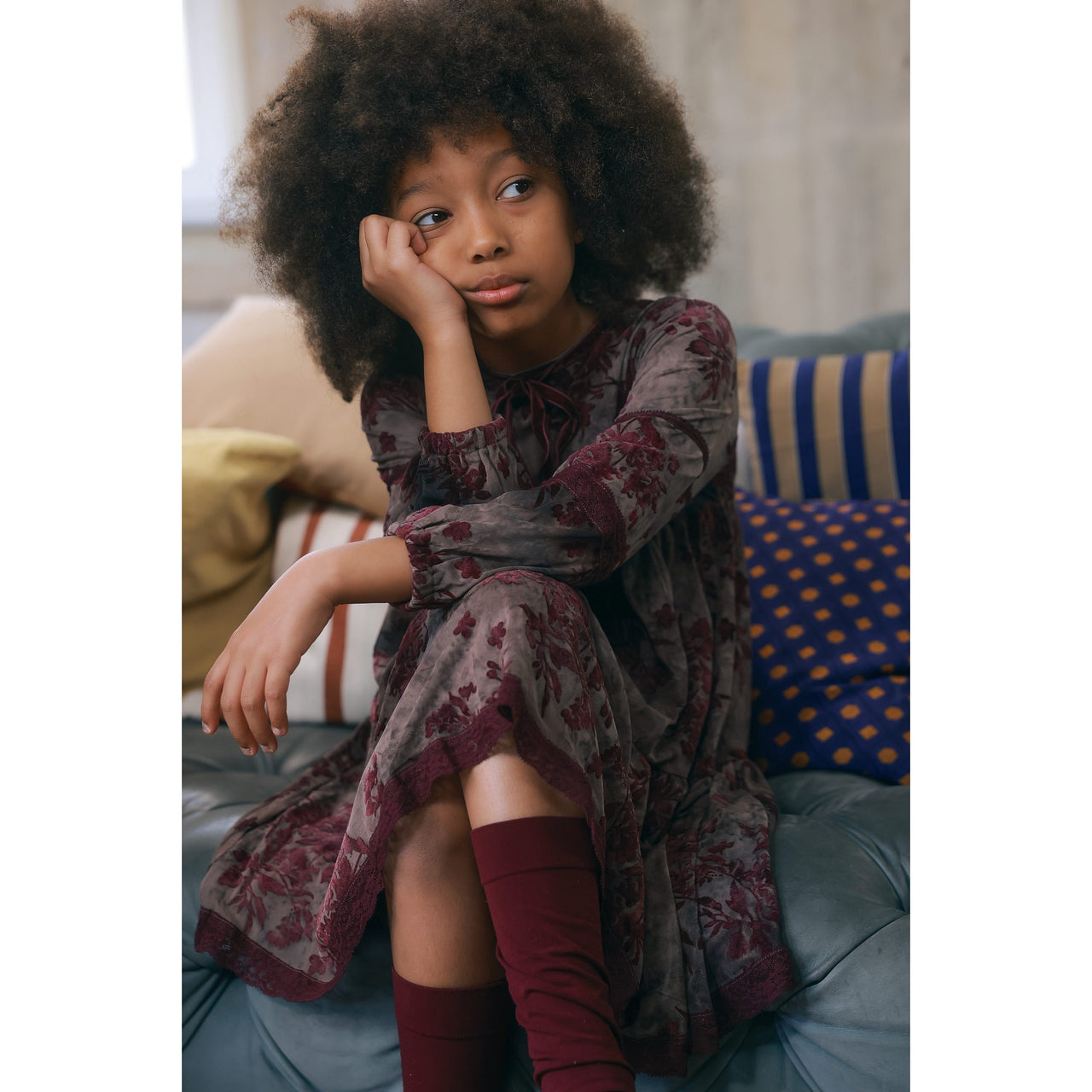 Hadas Floral Mesh Dress