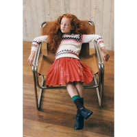Hadas Pleated Pleather Skirt