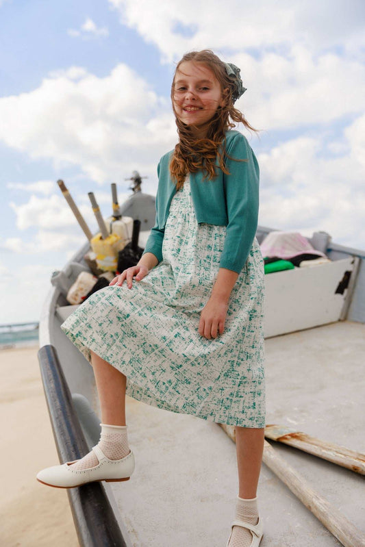Harrison L.S Cardigan Dress - Kidichic