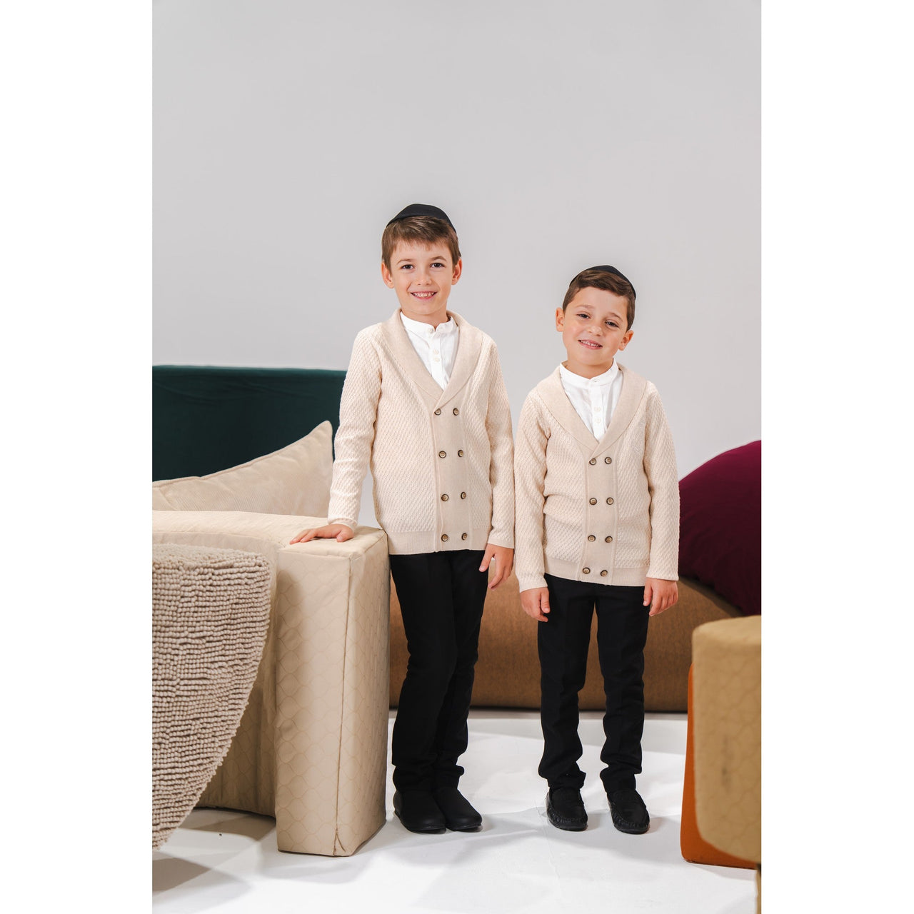 Jaxon Double Button Cardigan - Kidichic