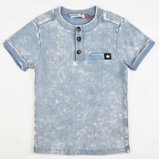 Jersey Wash Henley - Kidichic