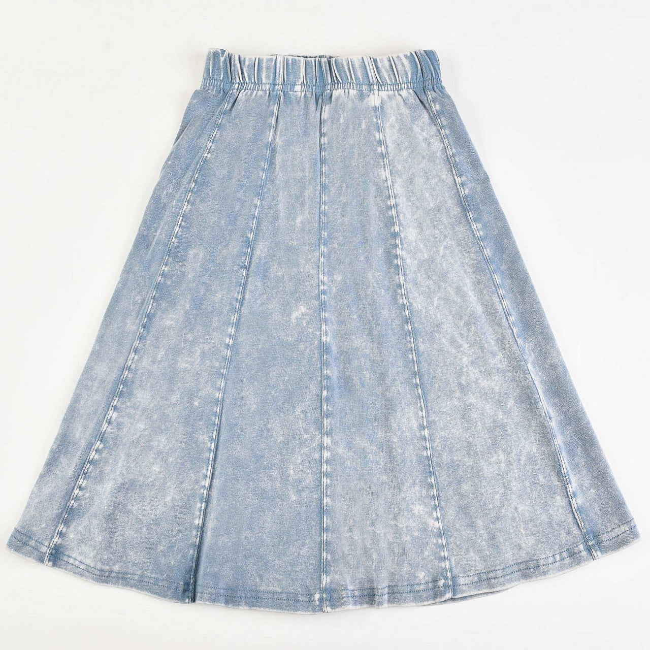 Jersey Wash Panel Skirt - Kidichic
