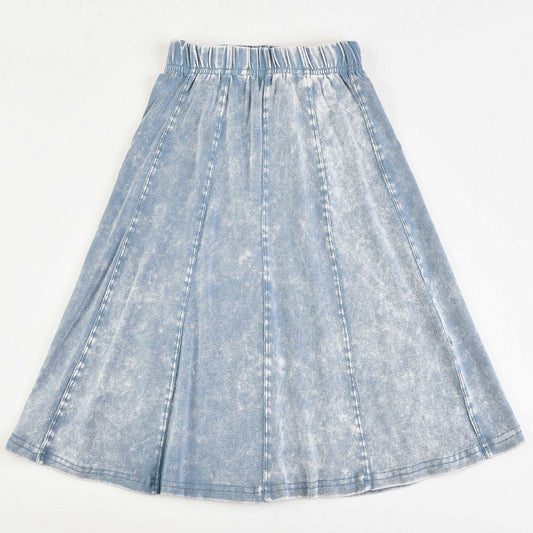 Jersey Wash Panel Skirt - Kidichic