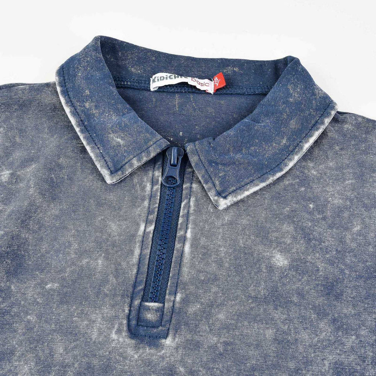 Jersey Wash Zipper Henley - Kidichic