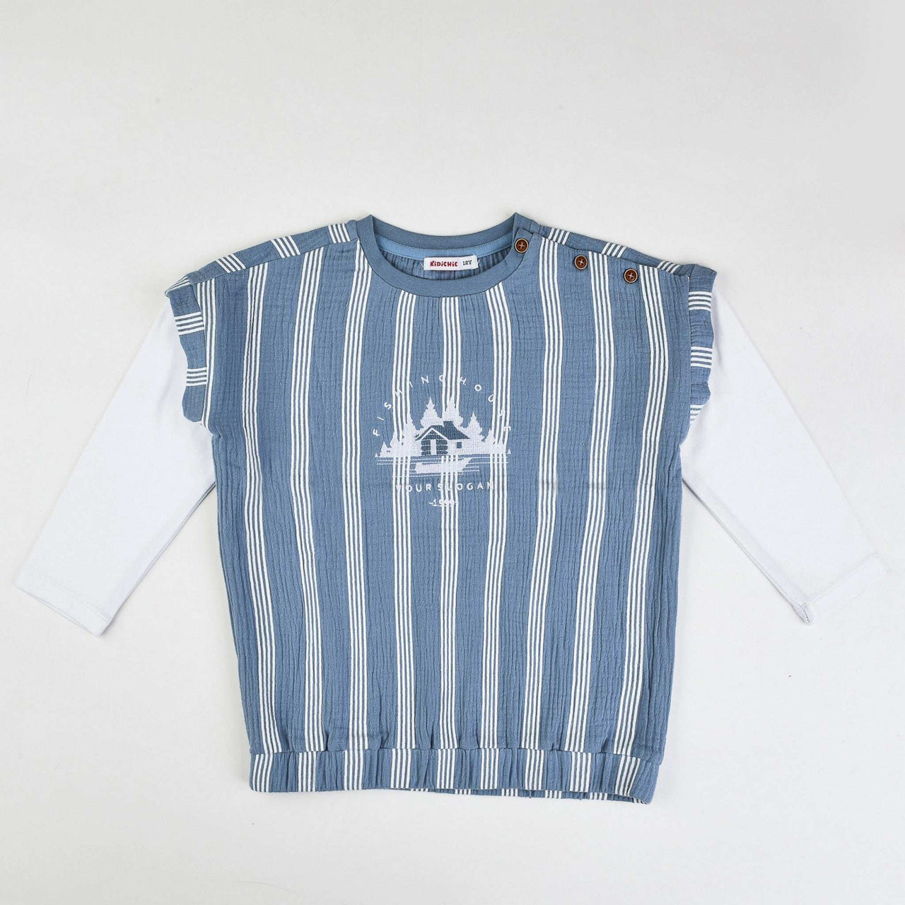 Kidichic Girls Stripes Shirt - Kidichic