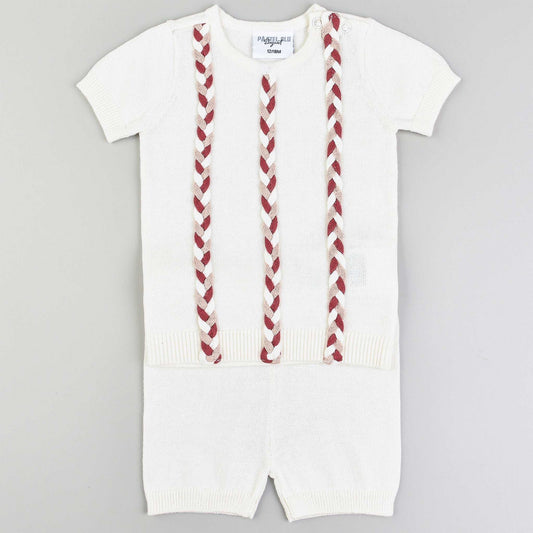 Knit Braided Baby Set - Kidichic