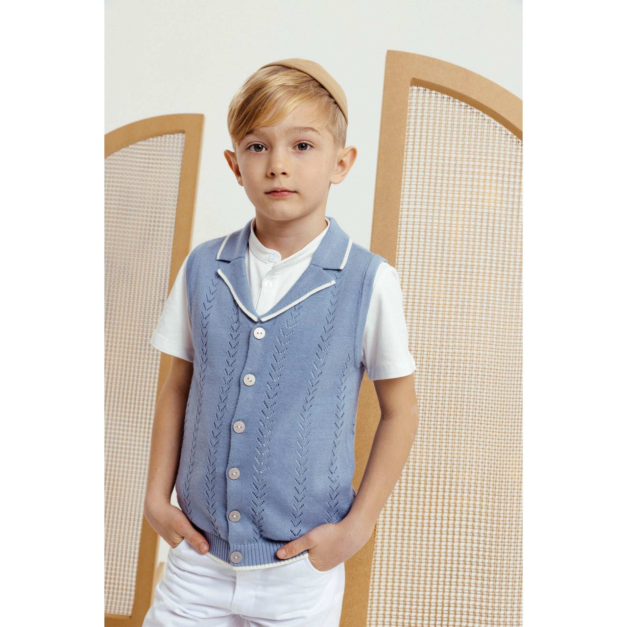 Knit Braided Vest - Kidichic
