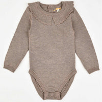 Knit Onesie With Collar - Kidichic