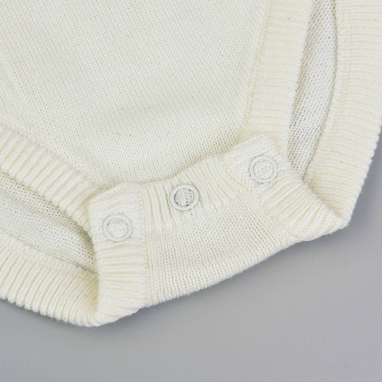 Knit Onesie With Collar - Kidichic