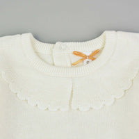 Knit Onesie With Collar - Kidichic
