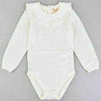 Knit Onesie With Collar - Kidichic