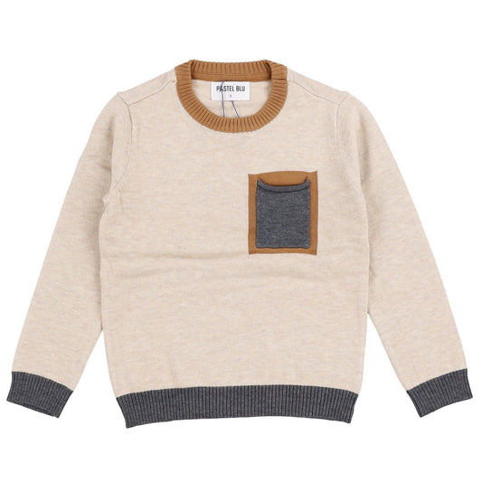 Knit Pocket Sweater - Kidichic