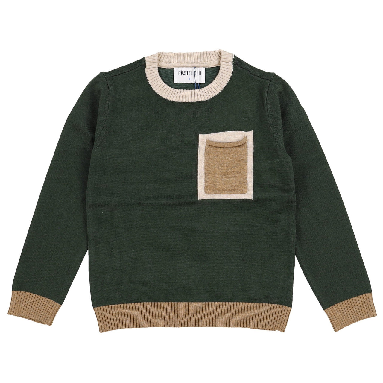 Knit Pocket Sweater - Kidichic