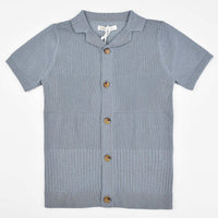 Knit S.S Collar Shirt - Kidichic