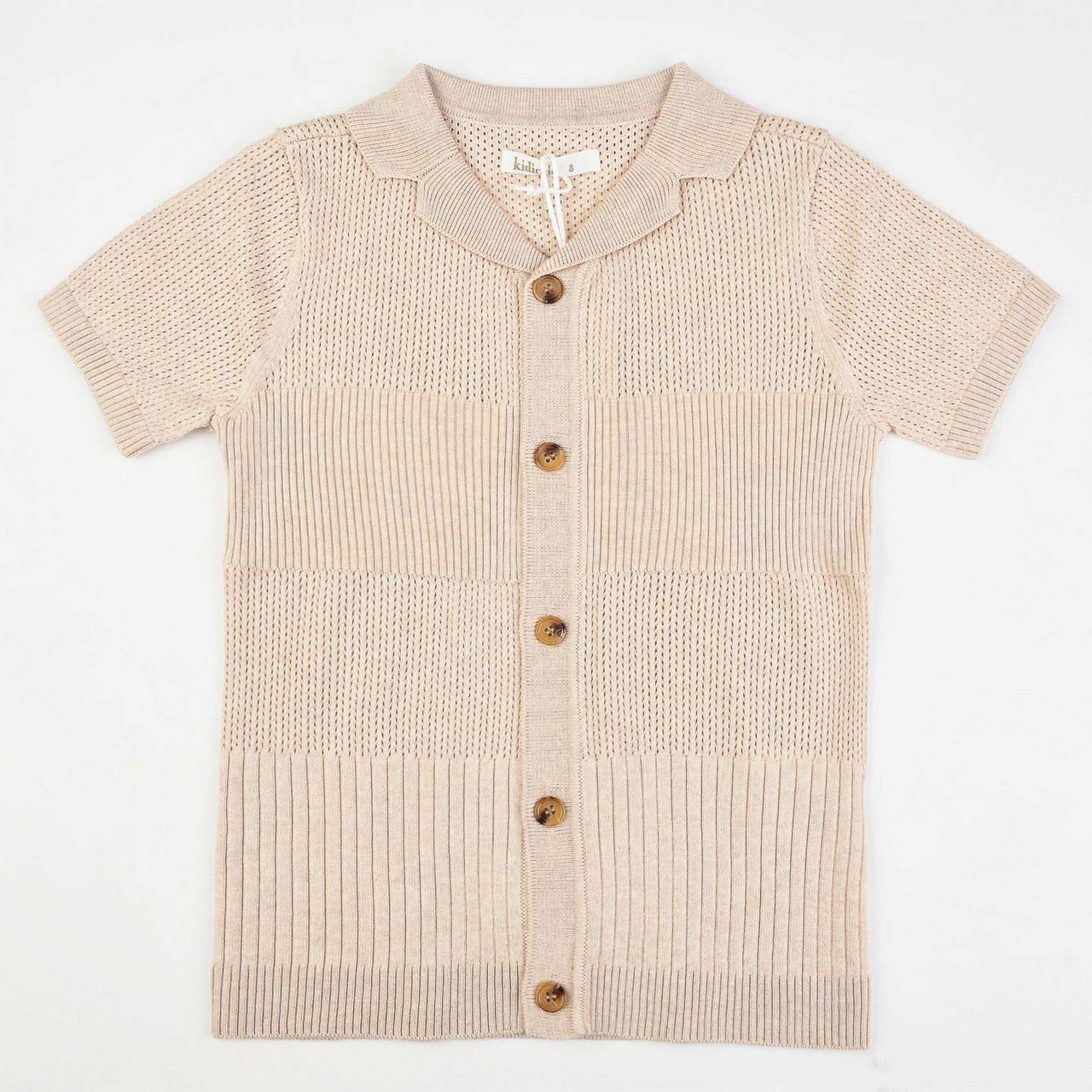 Knit S.S Collar Shirt - Kidichic