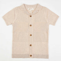 Knit S.S Collar Shirt - Kidichic