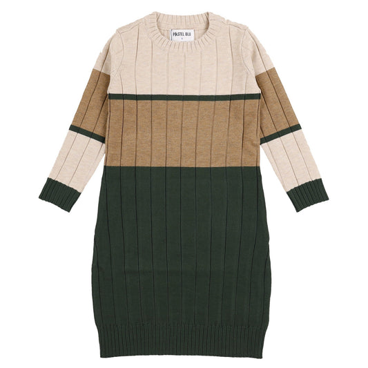 Knit Wide Rib Dress - Kidichic