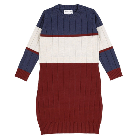 Knit Wide Rib Dress - Kidichic