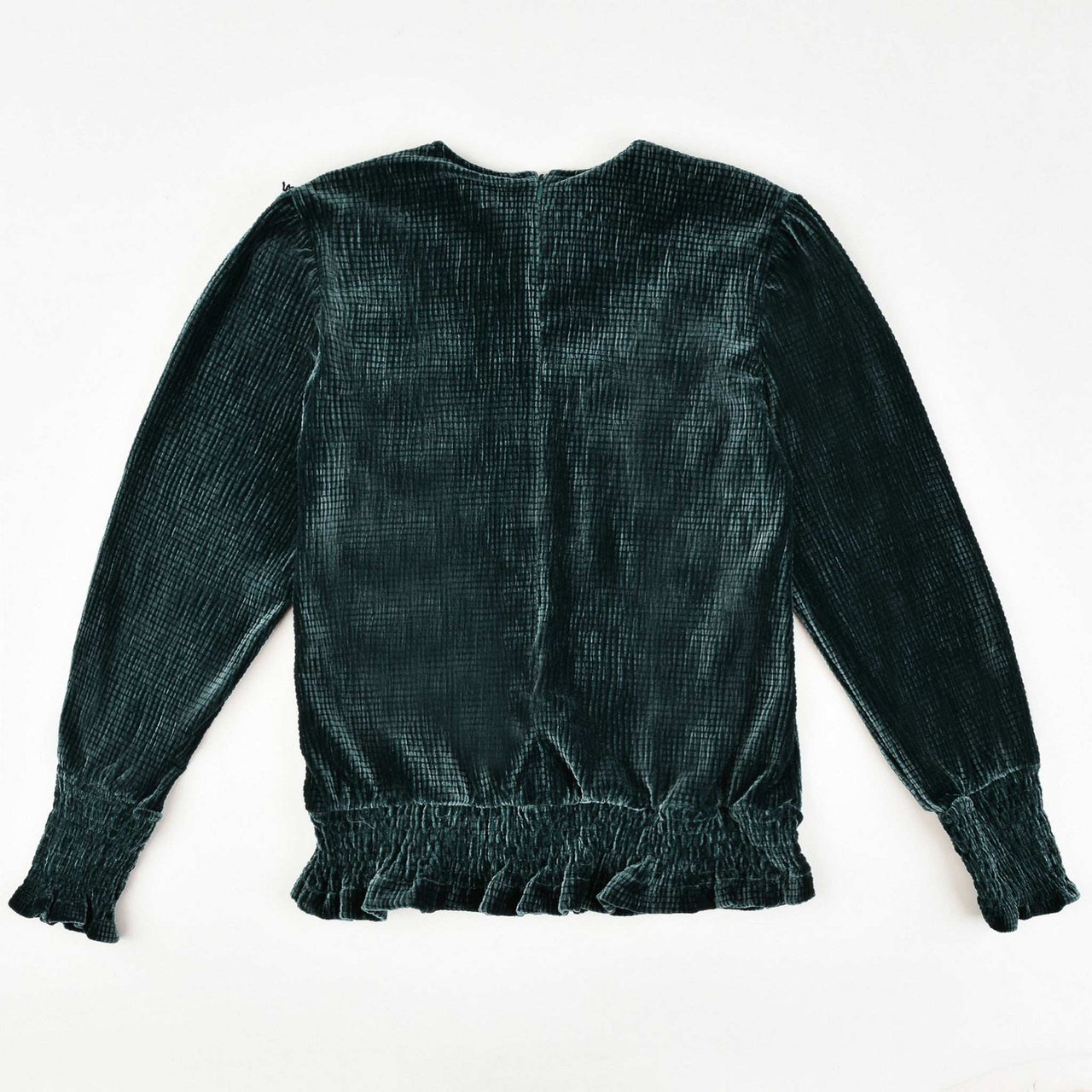 Lace Ruffle Velvet Top - Kidichic