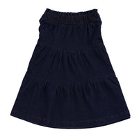 Layered Denim Skirt - Kidichic