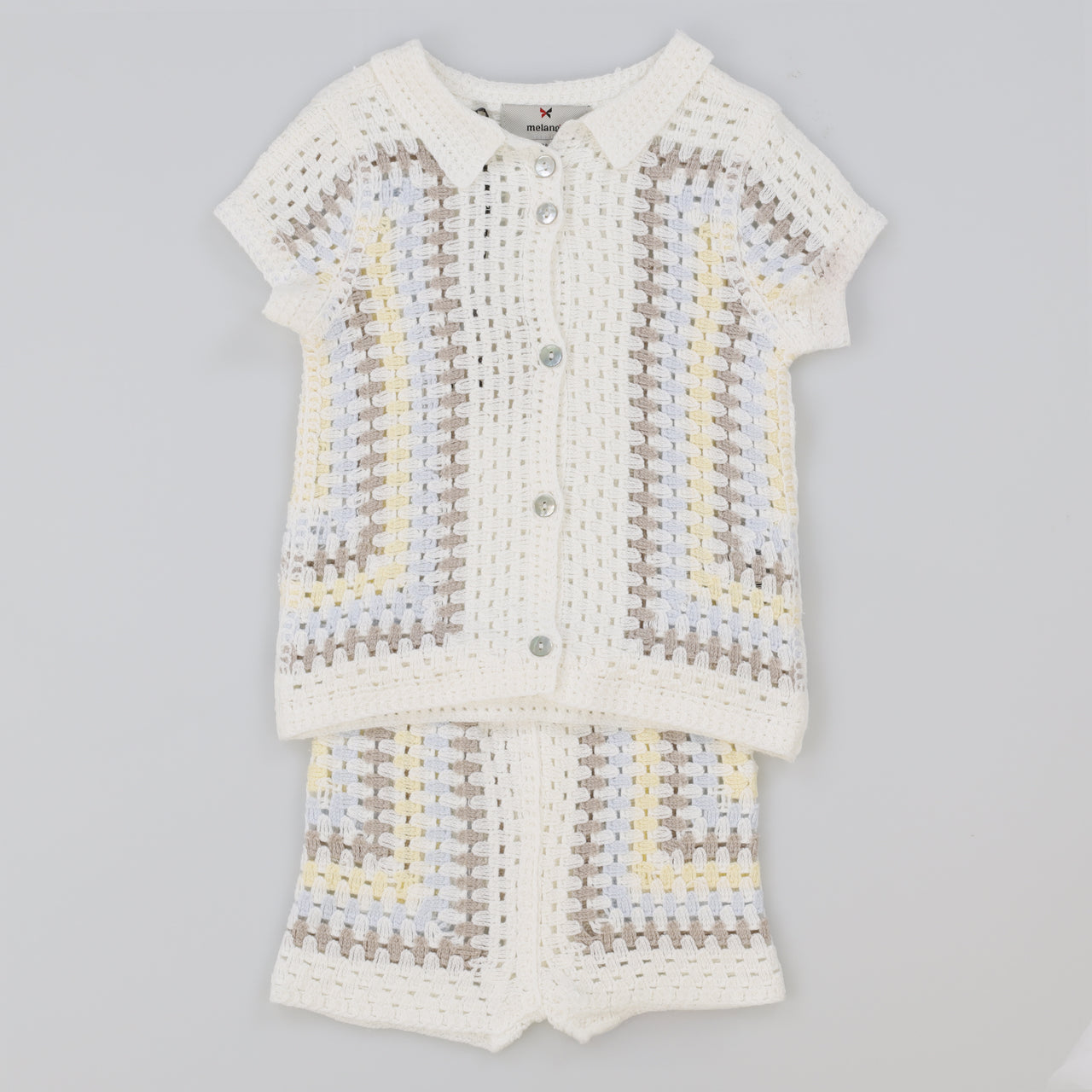 Melange Retro Crochet Baby Set
