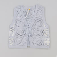 Girls Crochet Knit Vest
