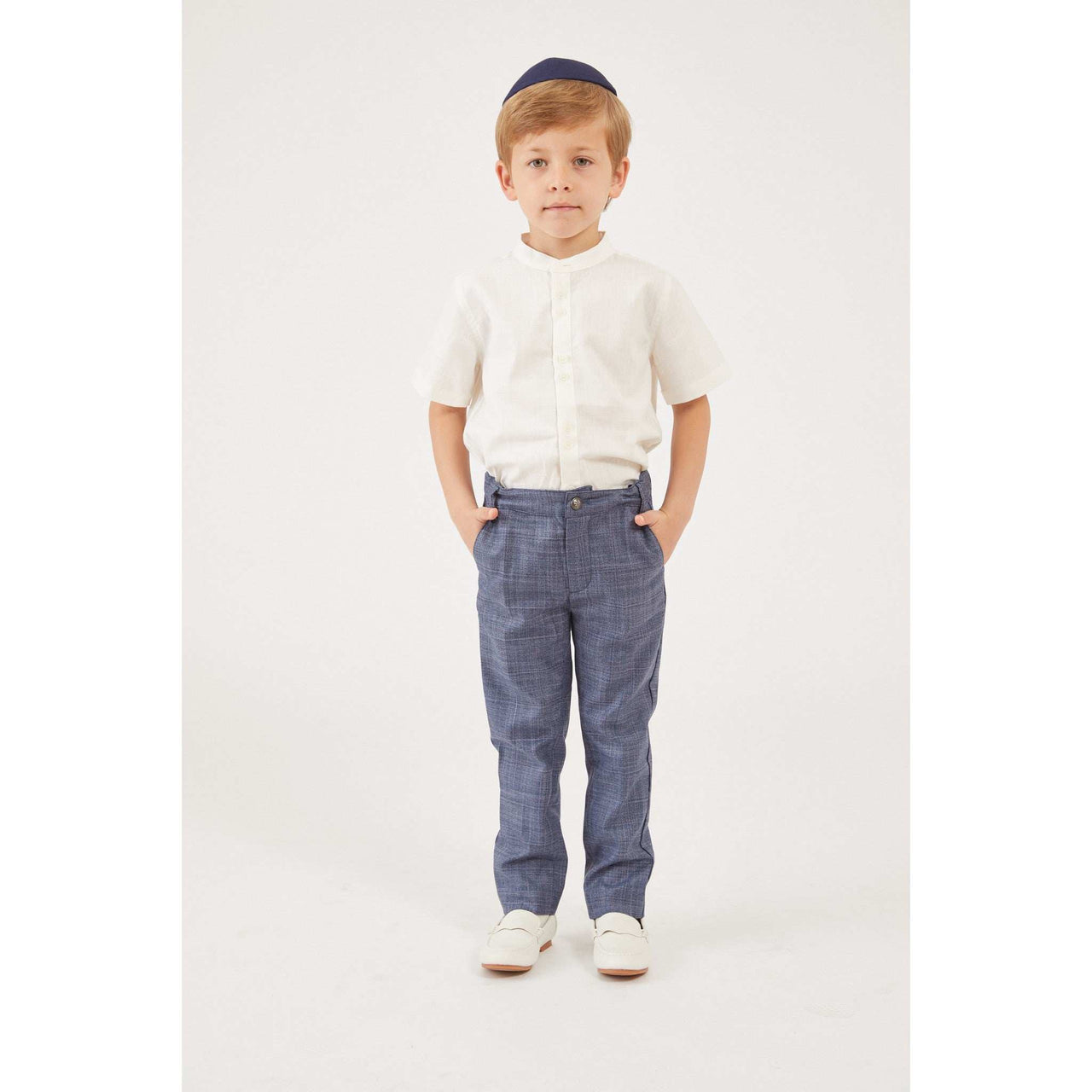 Long Texture Pants - Kidichic