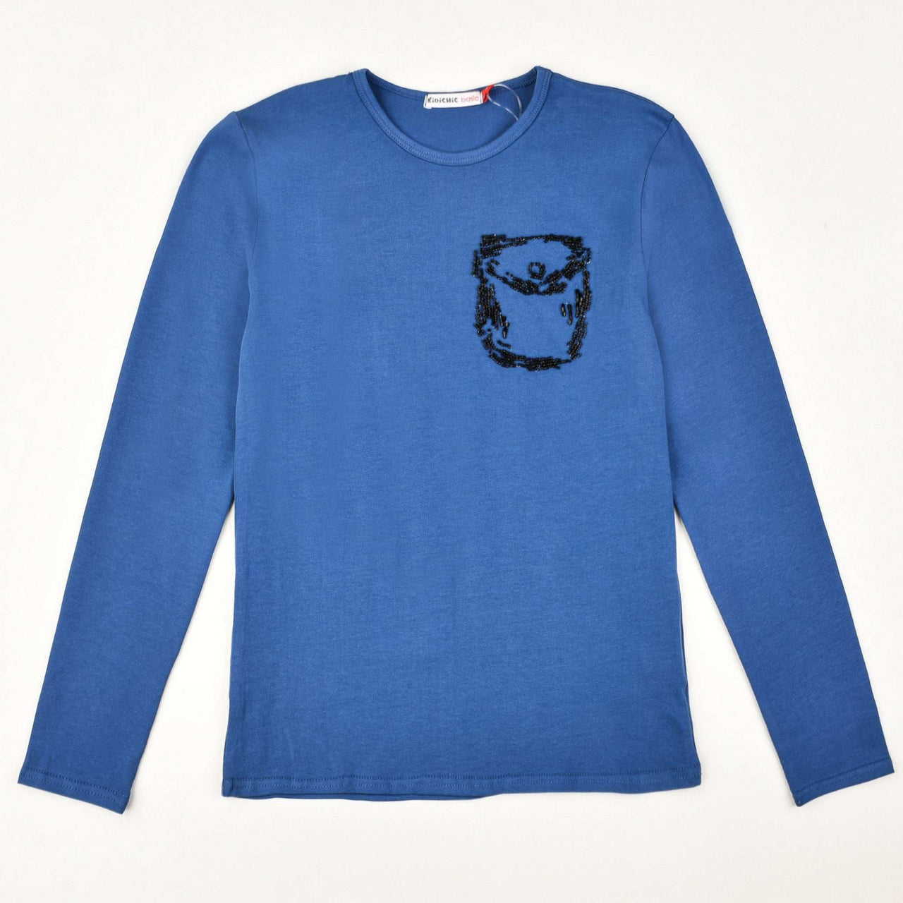L.S Beaded Pocket Tshirt - Kidichic