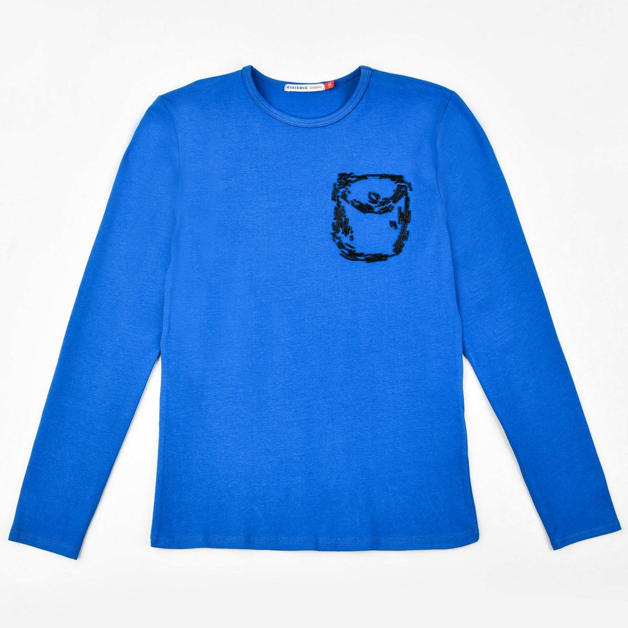 L.S Beaded Pocket Tshirt - Kidichic
