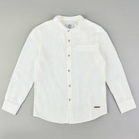LS Mandarin Collar Shirt - Kidichic