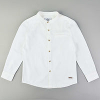 LS Mandarin Collar Shirt - Kidichic