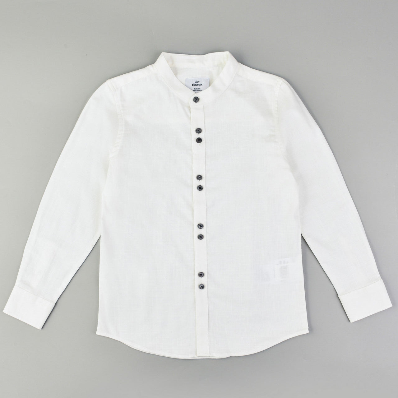 LS Mandarin Shirt - Elegant - Kidichic