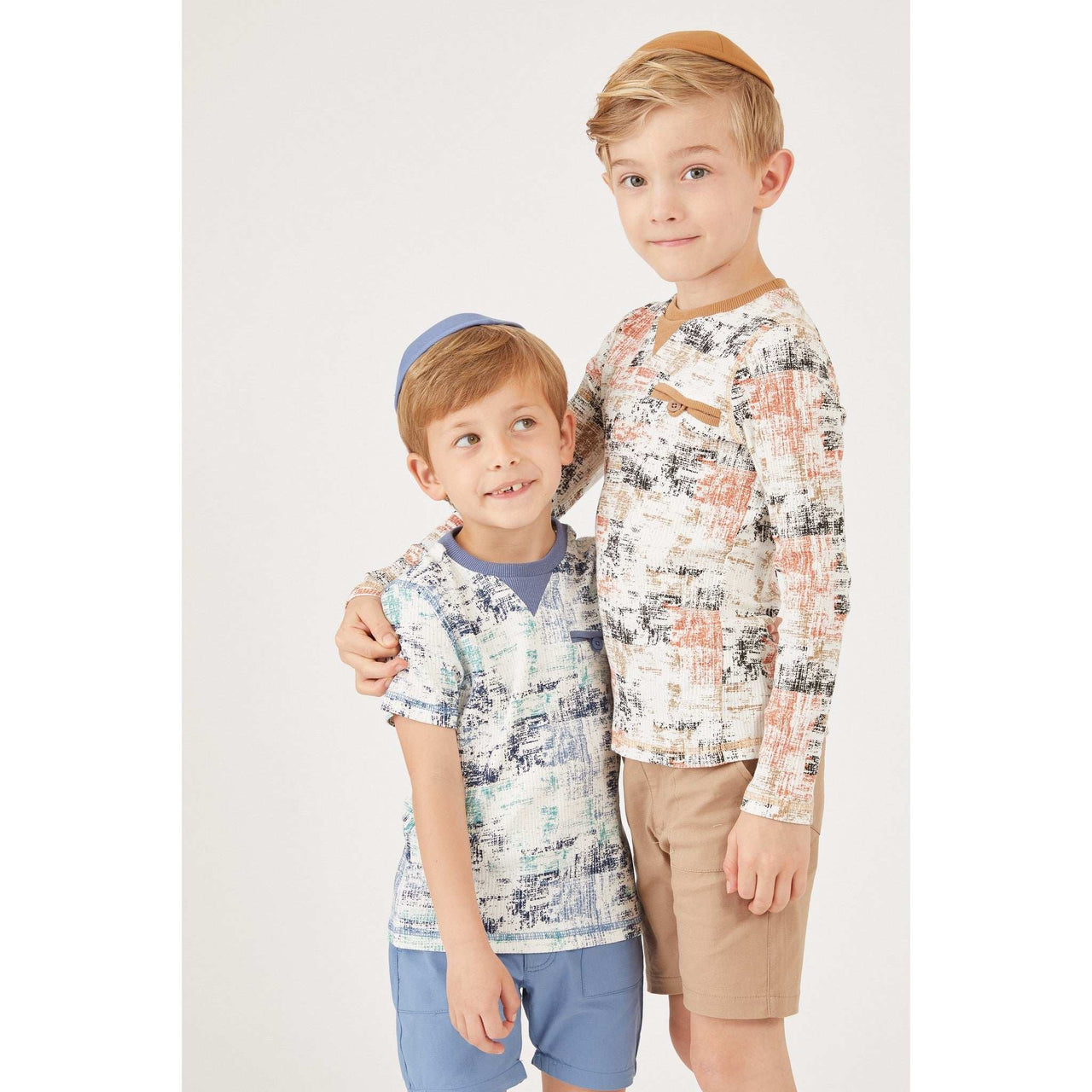 L.S Rib Print Shirt - Kidichic